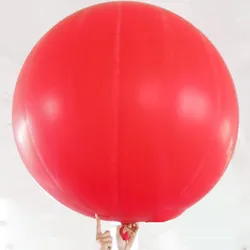 Round big red ball 72 inch weather balloon wedding opening celebration ground explosion ball can print large balloon