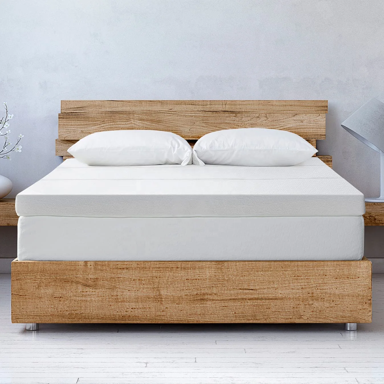 Cooling Bamboo Trifold Comfortable Soft Foldable Bed Tatami Portable Tri-Folding memory foam mattress topper