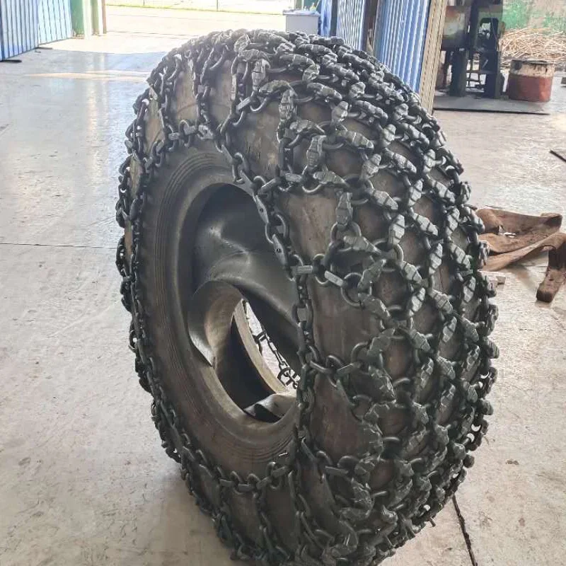 167020 Shanxing Quarry Heavy Duty Skid Steer Excavator Mower Tire protection Chains