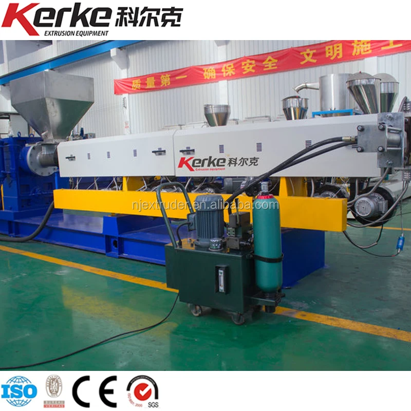 Пластиковый гранулятор машина рециркуляции PE PP пластиковый гранул один винт экструдер производственный процесс