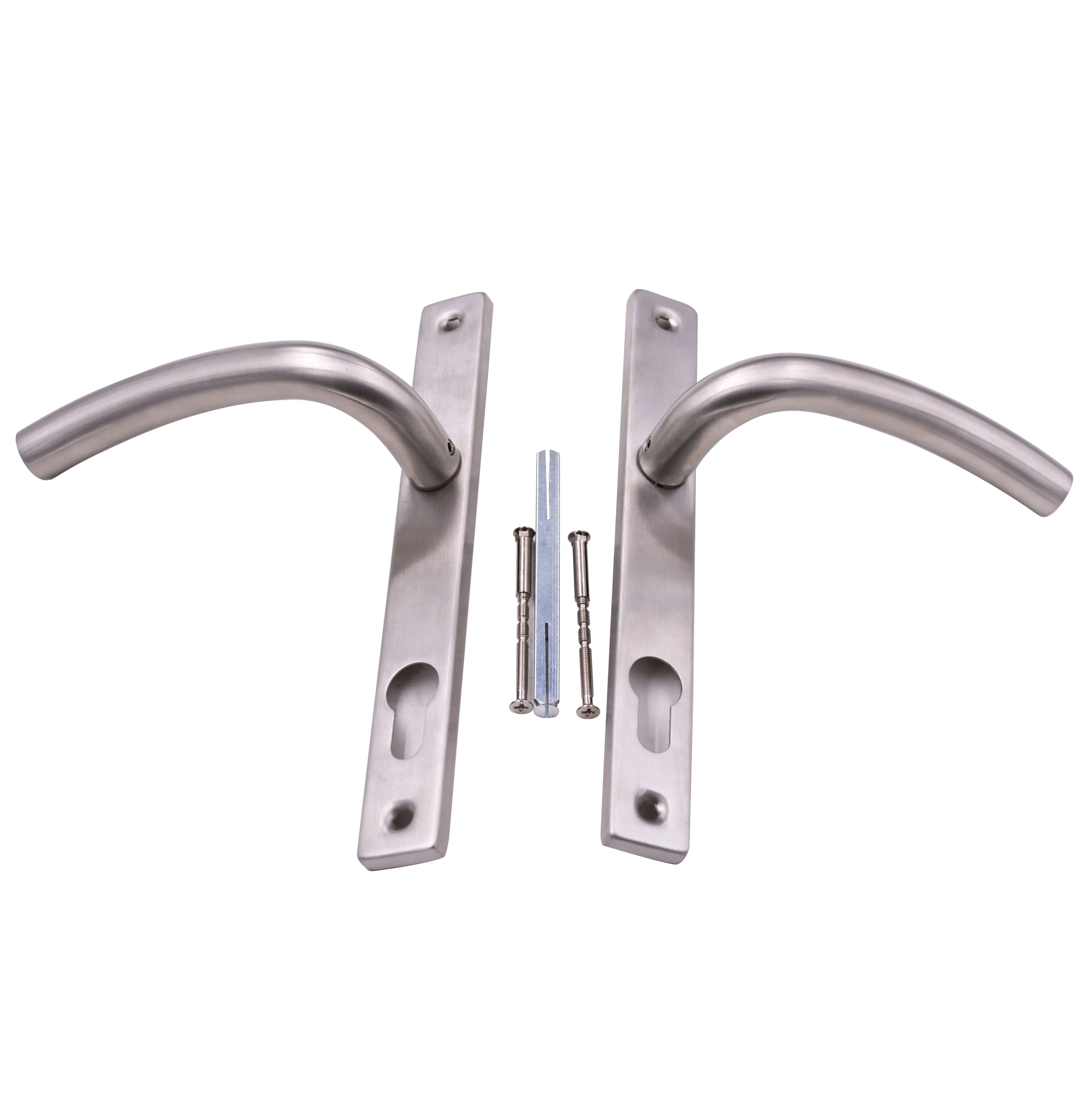 KEYI Hardware DE-10 Stainless Steel 304 Panel Door Lock Lever Door Lock Handle