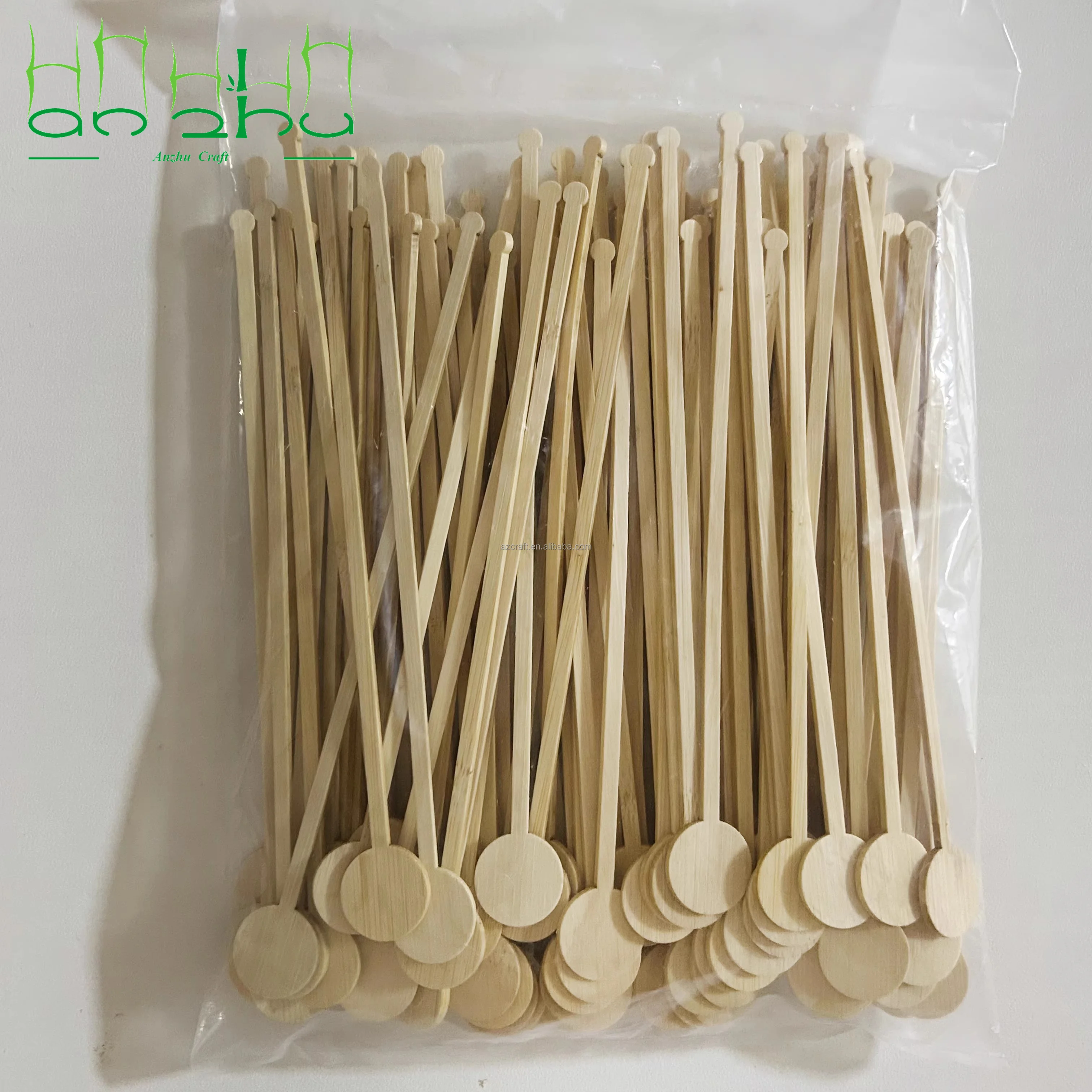 Гостиничные биоразлагаемые индивидуально обернутые деревянные одноразовые бамбуковые мешалки для кофе