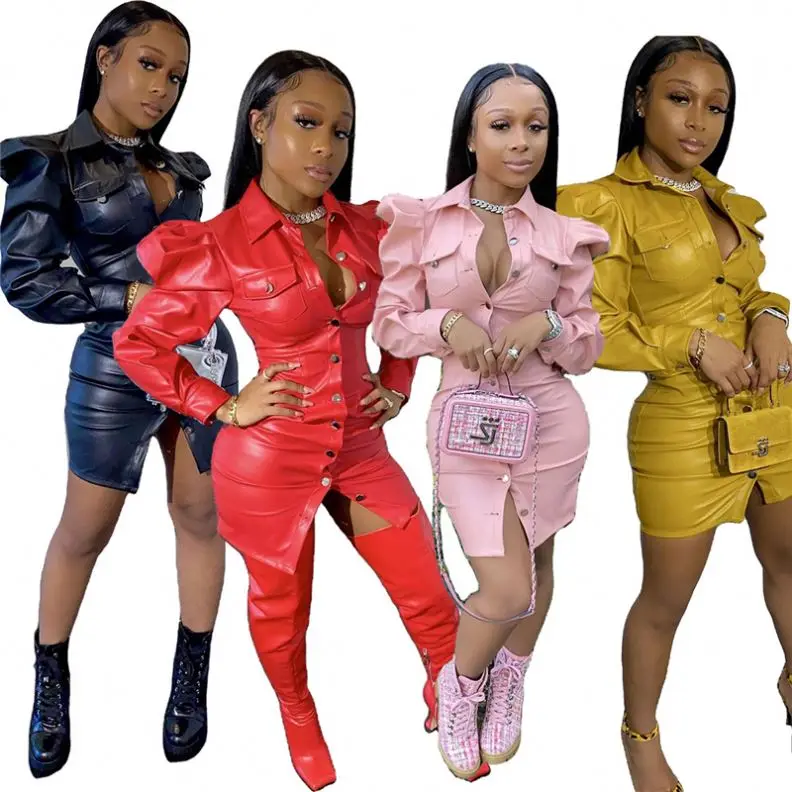 2021 Women Winter Coats Crop Puffer Jacket Women Wholesale Leather Sexy Casual Party Dresses For Club