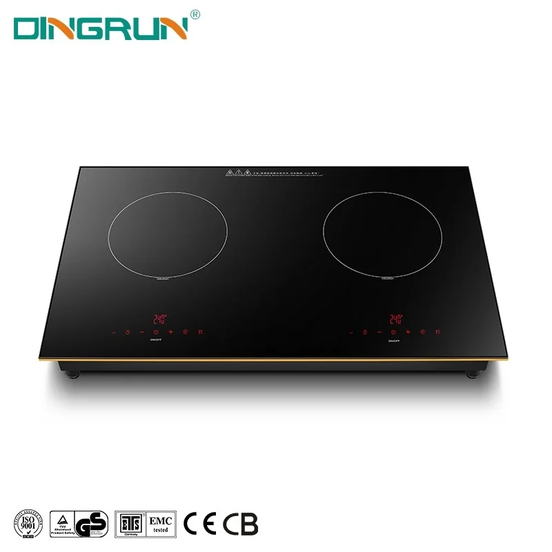 Professional Kitchen Tabletop Portable Hot Pot Stove Double Burner Electric Cooktops