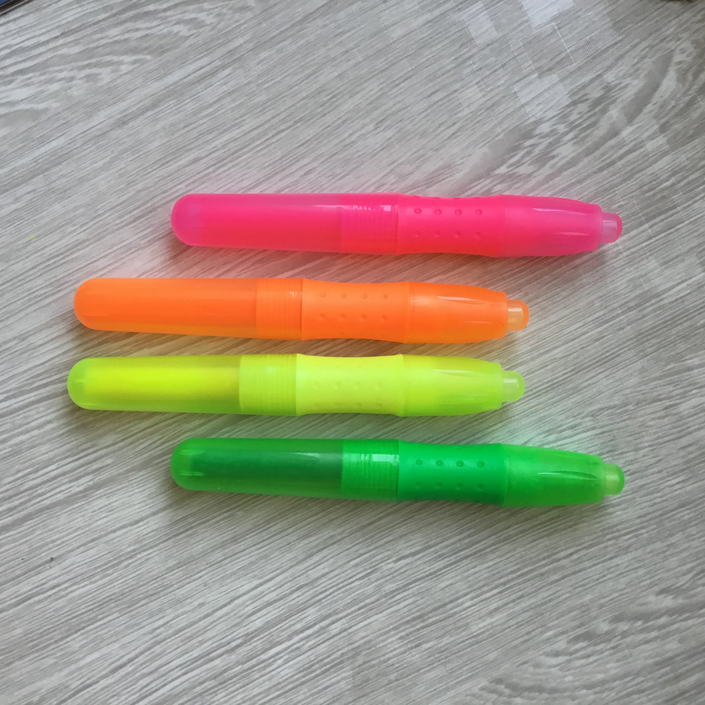 Hot sale highlighter marker pen with blister card 4pcs highlighter  marker pen