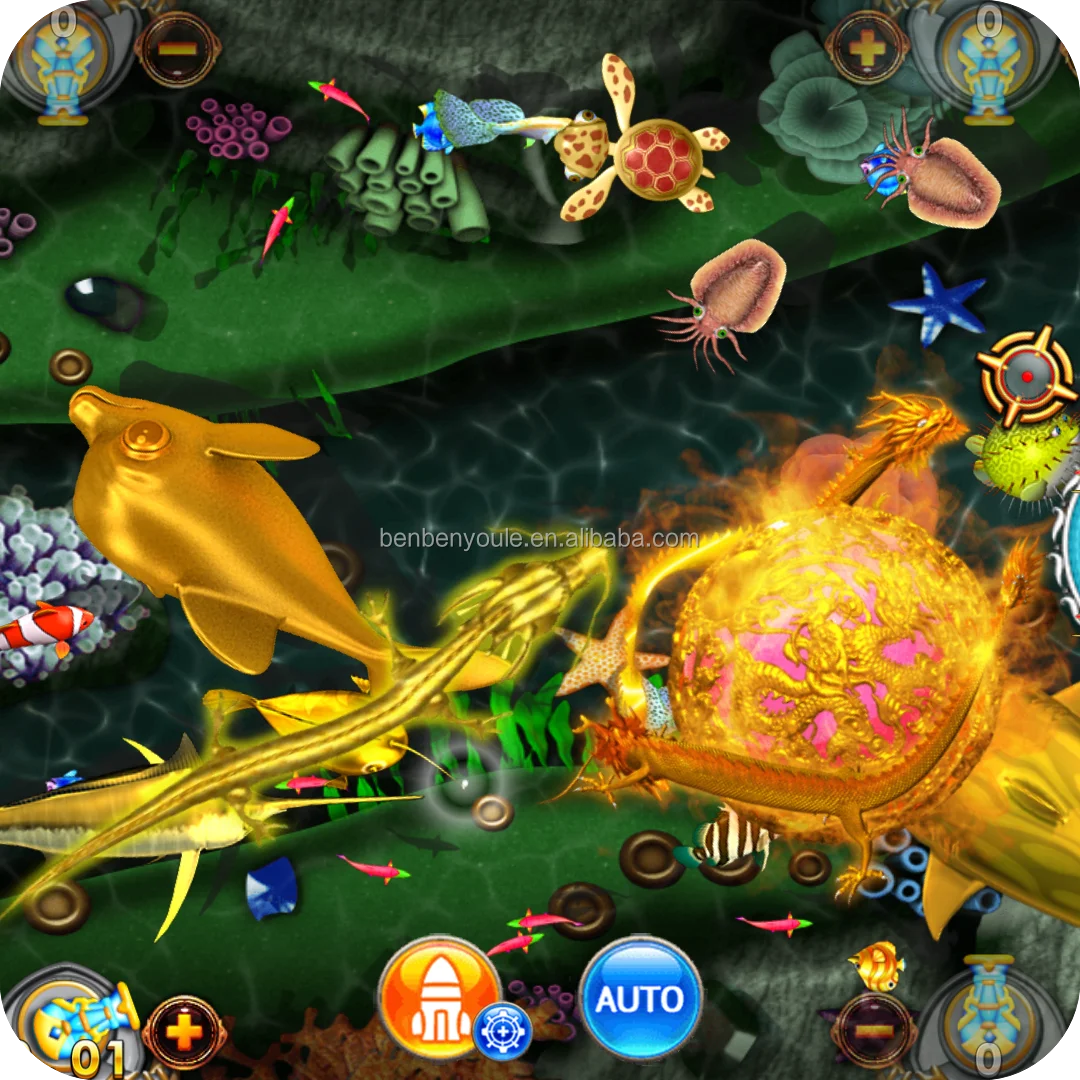 USA Popular Hofoo Online Game Distributor Credits Fish Game Software App Online Virtual Fish Game Coin Operated