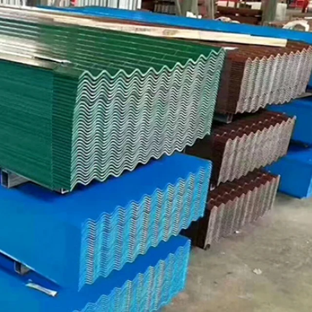 Prepainted Color Coated Zinc Aluminium Gi Ibr Iron Corrugated Steel Roofing Sheet