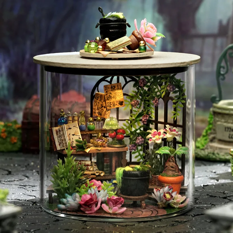 Набор мебели для кукольного дома 3D деревянная головоломка DIY миниатюрный дом модель Кукольный