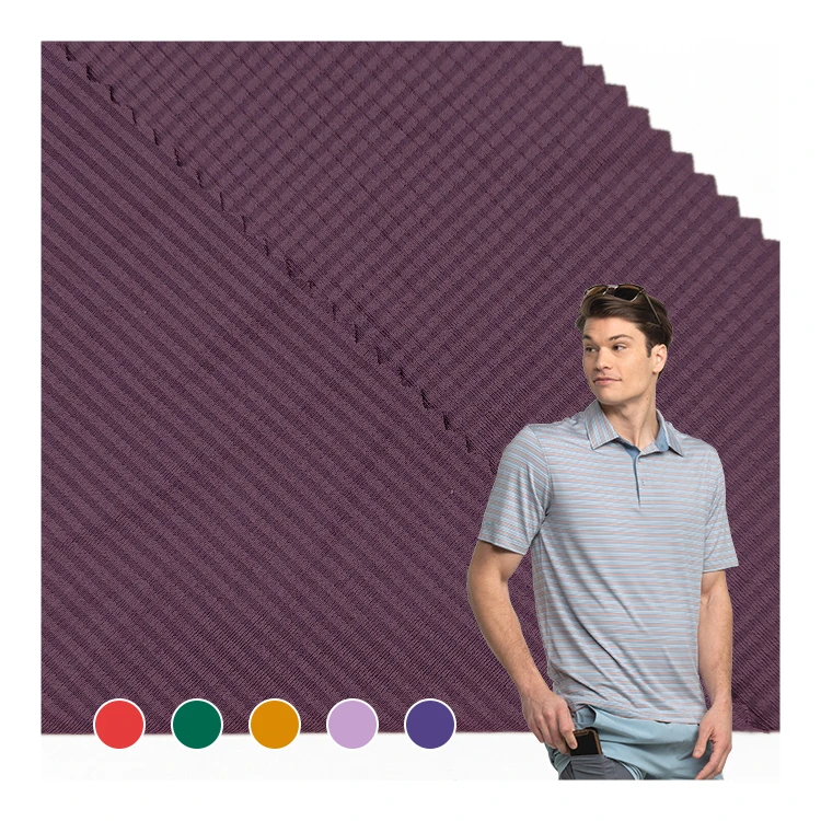 New Arrival Knitted Fabric 85% Polyester 15% Spandex Material Double Fabric For Clothing