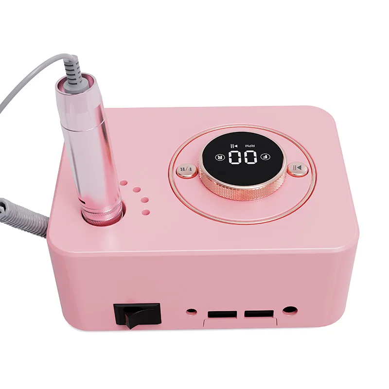 35000RPM Electric Nail Polisher 50W  Rechargeable Nail Drill Machine for Home & Salon Use & DIY Nail Art