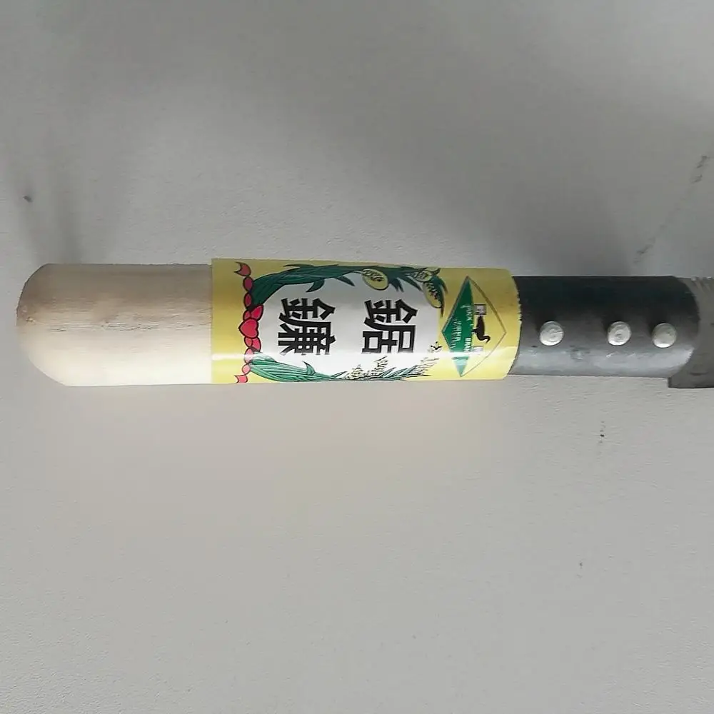 Chinese sickle farm tool 6.5 inches serrated carbon steel blade