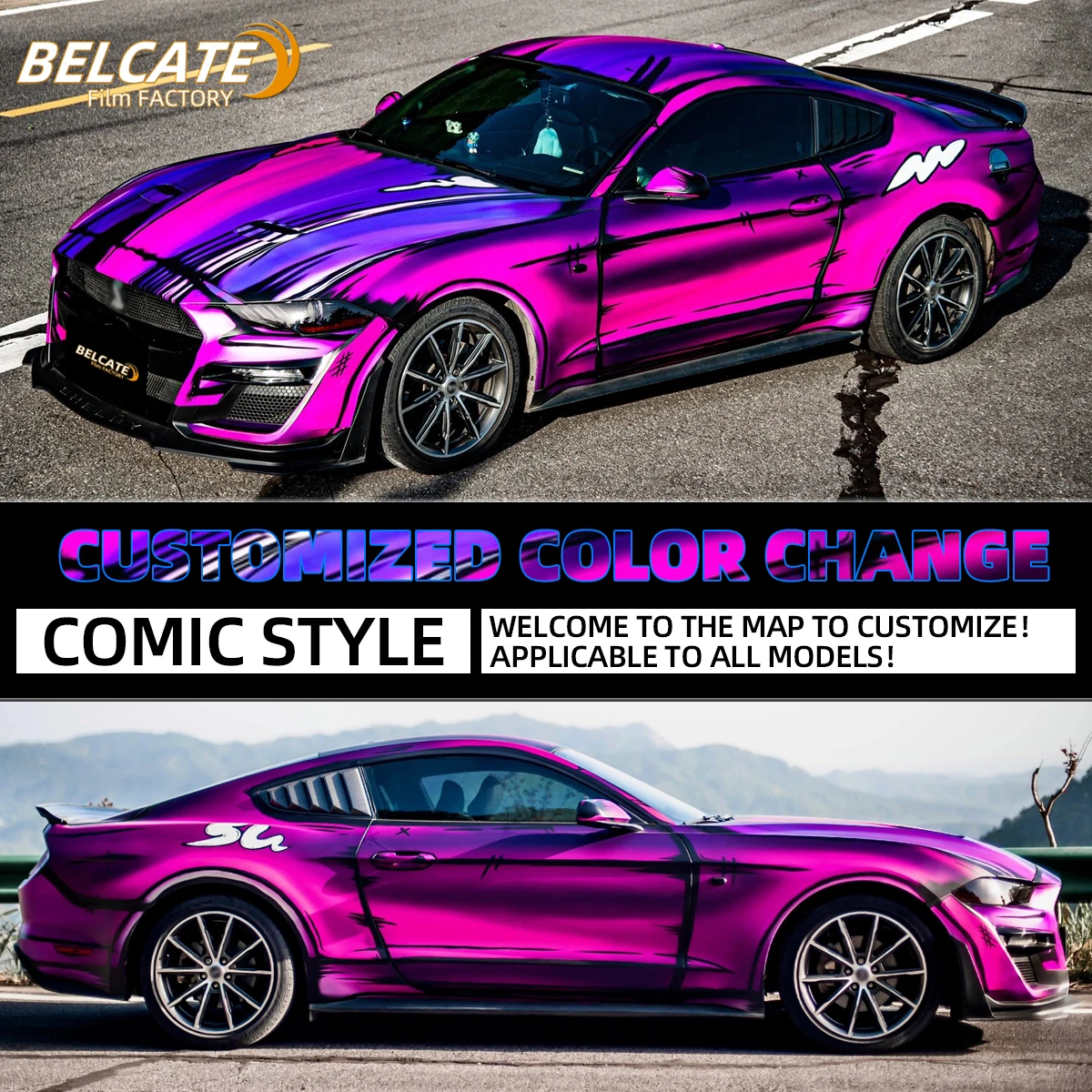 WRAPMASTER 1.52*18 metre custom design how much does a vehicle vinyl wrap cost