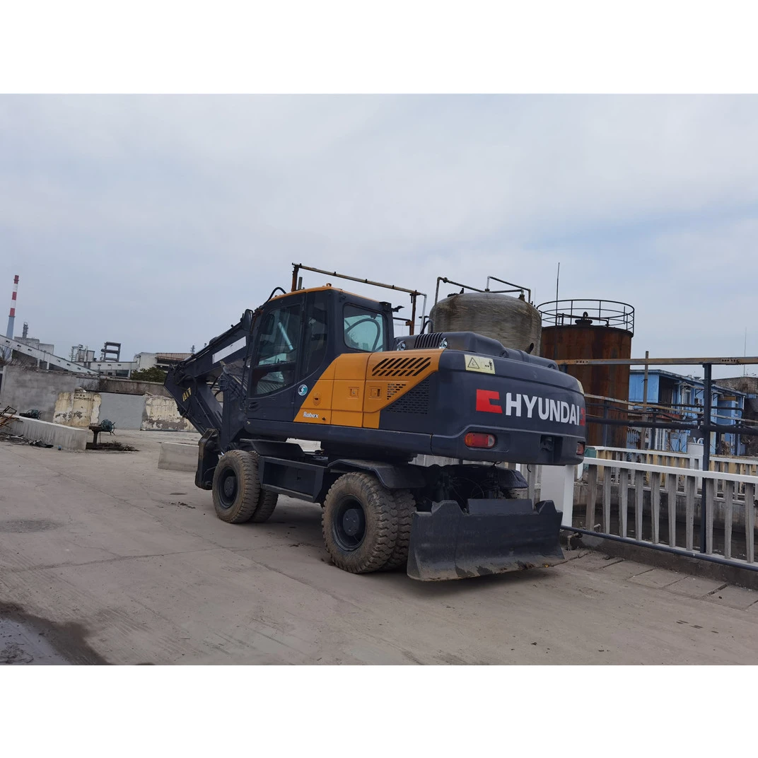 Колесный экскаватор hyundai R210W-9 гидравлический строительные машины колесо экскаватора R210w по низкой цене