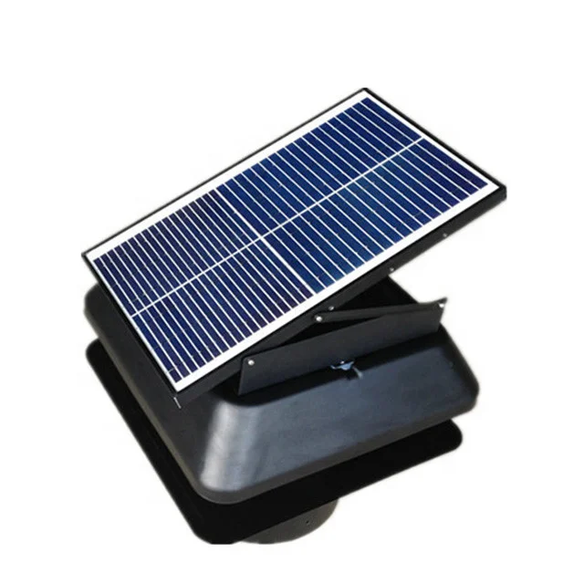 12 дюймов 12 Вт щетка/бесщеточный мотор на солнечных батареях Чердачный вентилятор для домашней крыши