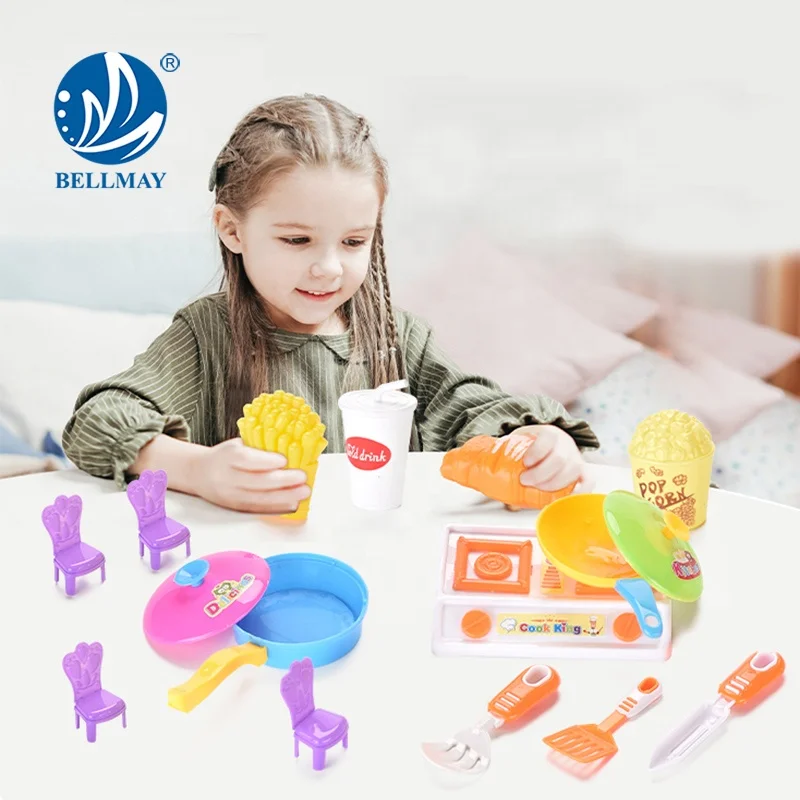 Bemay Toy Pretend Play Kitchen Toy for Kids, Play House Kitchen Set for Kids