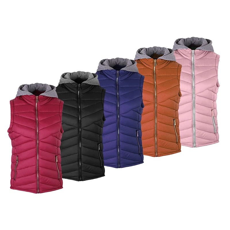 Теплая простая ручная Оптовая цена Женская верхняя одежда жилеты