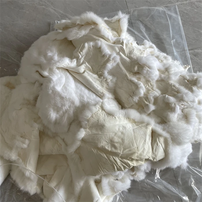genuine raw chinchilla rabbit fur pelt for sale cheap price