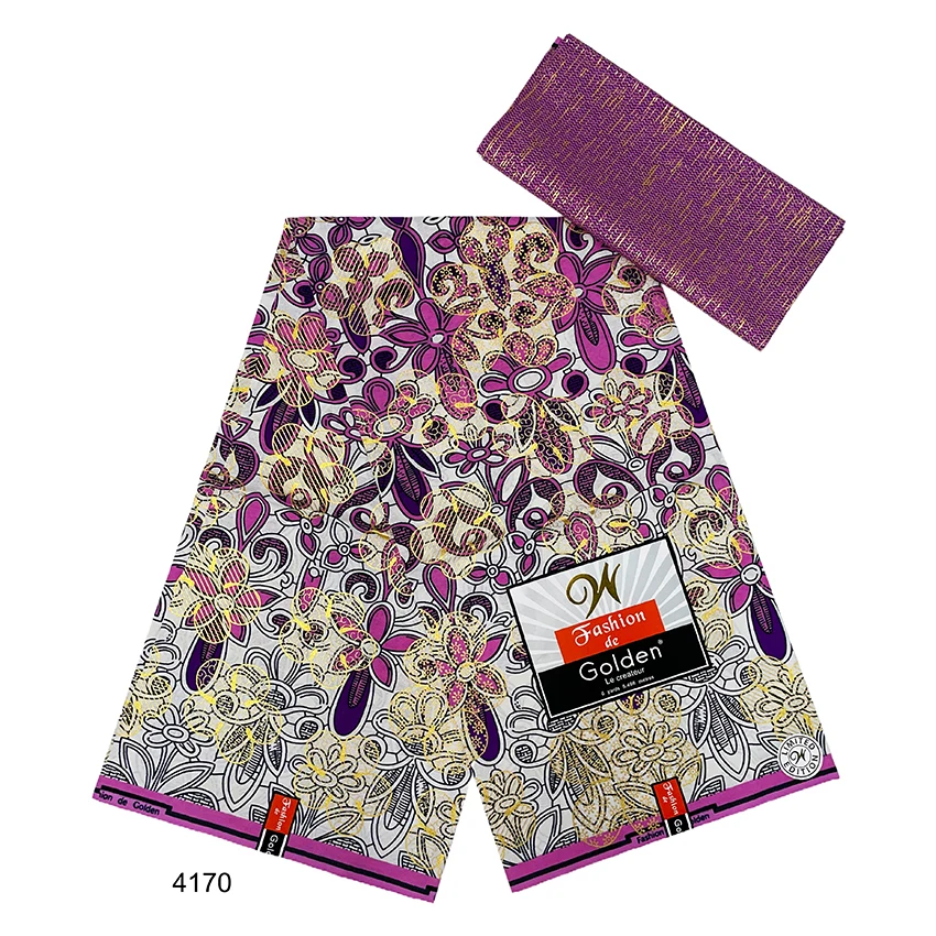 Tissu Wax Africain Real Wax Fabric 6 Yard Cotton Ghana Black Kente Fabric 4+2 yards/piece