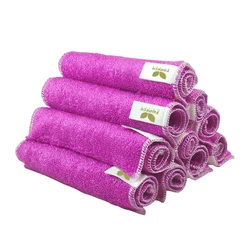 Topeco Hot Selling Bamboo Household Clean Reusable Organic Natural Towel Bamboo Dish Cloths
