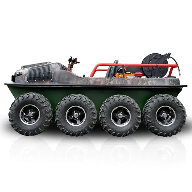 High Quality Amphibious Rescue 8X8 1000cc ATV All Terrain Vehicle For Mountain  Swamp River