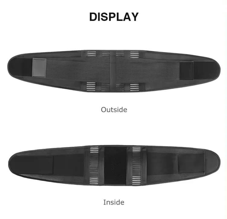 Immediate Relief from Back Pain Waist Support Belt Breathable Brace With Removable Lumbar Pad