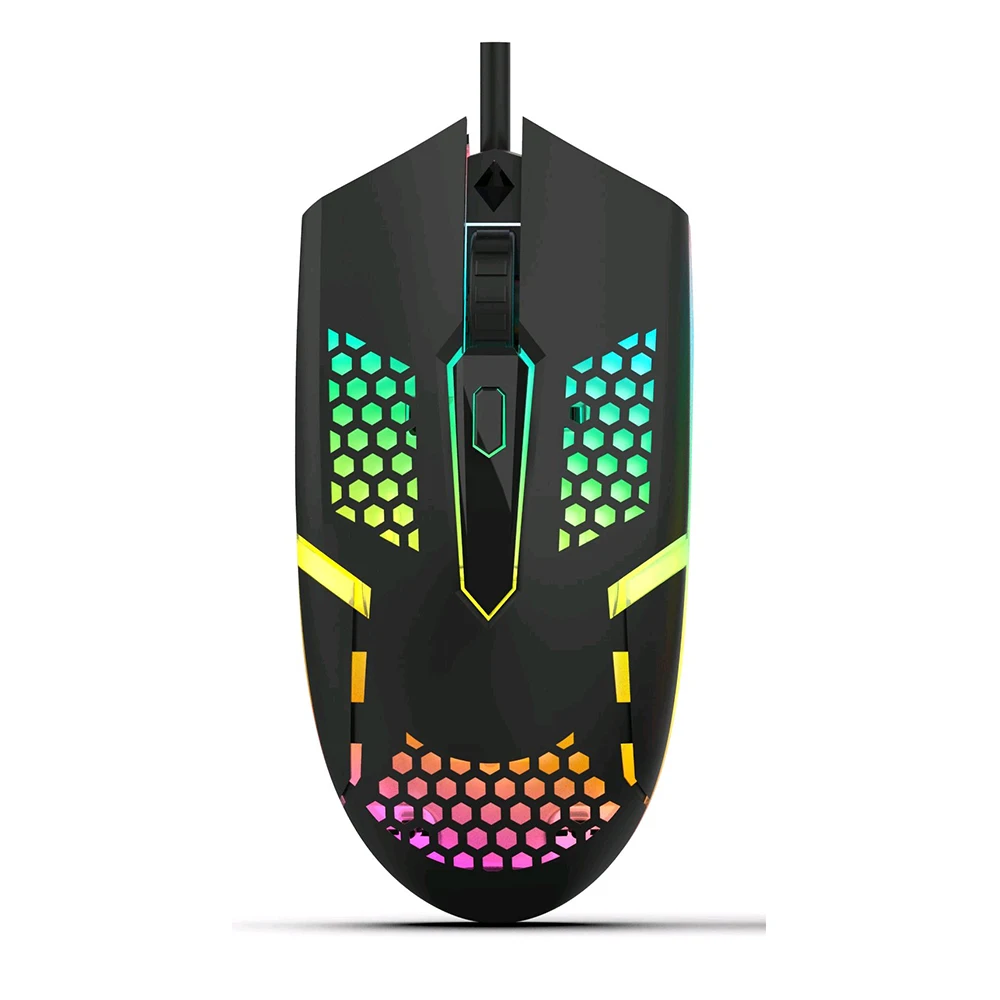Новый модный игровой компьютер USB СВЕТОДИОДНАЯ Подсветка мышь с 4 регулируемыми DPI