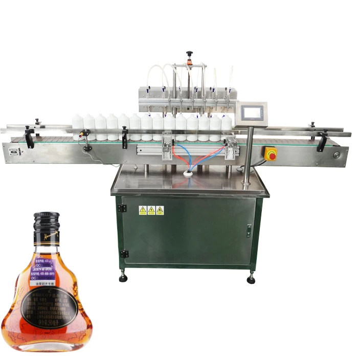 Higee whiskey glass bottling machine for alcohol liquor brandy gin filling line