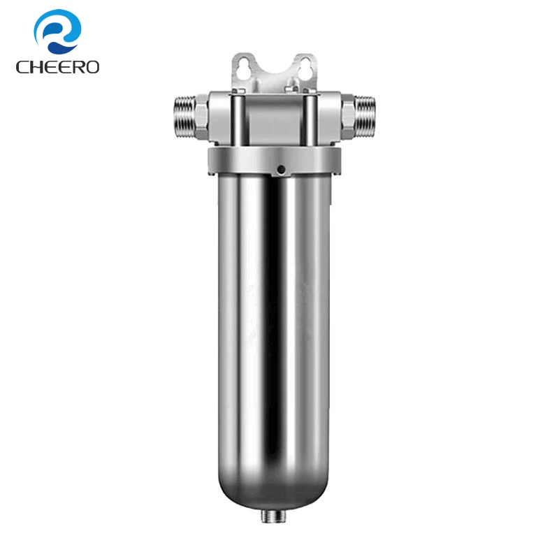 8000L/H 10inch/20inch Stainless Steel 304 housing whole house Water treatment system 40 Microns steel