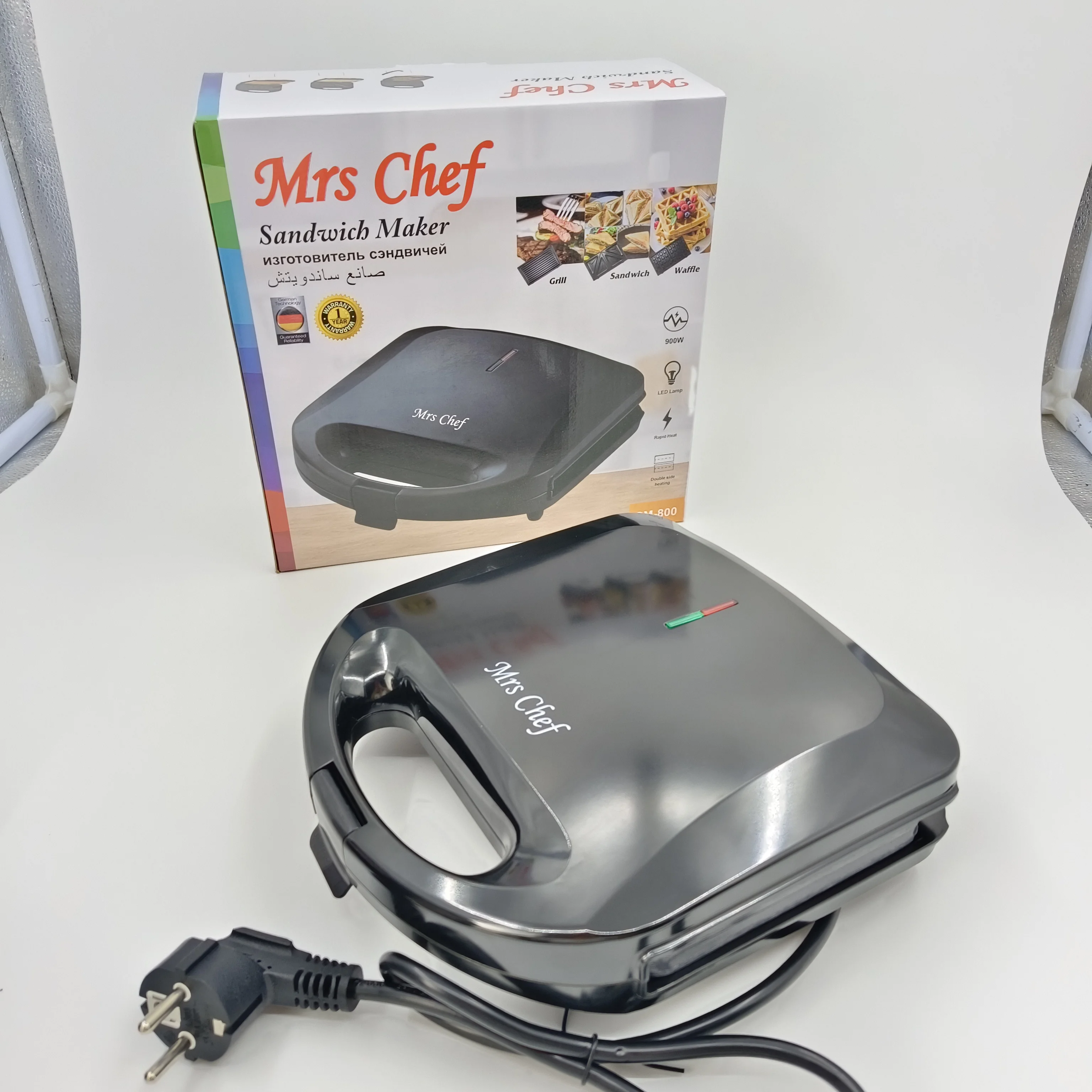 Hot Selling High Performance Sandwich Maker Lightweight and Convenient Maker Machine With Double-sided Heating