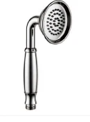 1F1218ABS-CP single function  shower head and hose set antique telephone shower shower set for bathroom