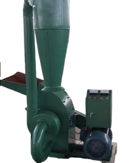 China factory price electric small bamboo wood crusher hammer mill for family use