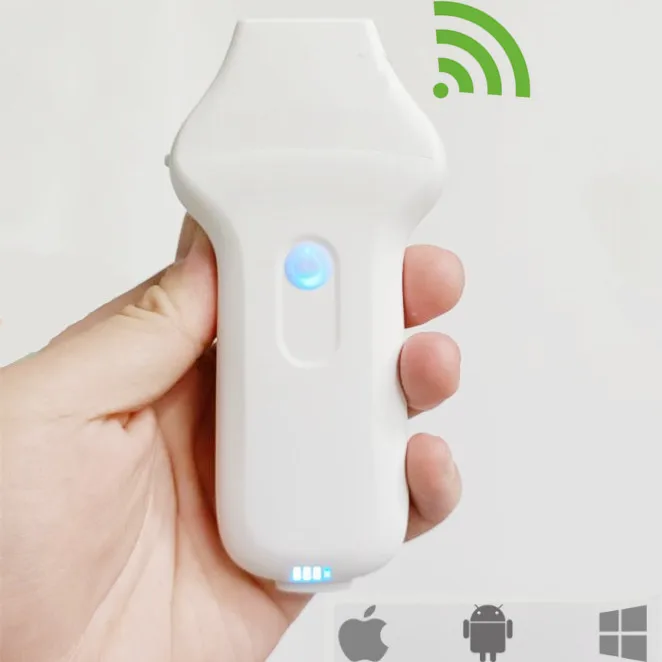 Konted newest portable  examination cardiac wireless ultrasound color doppler probe C10UC