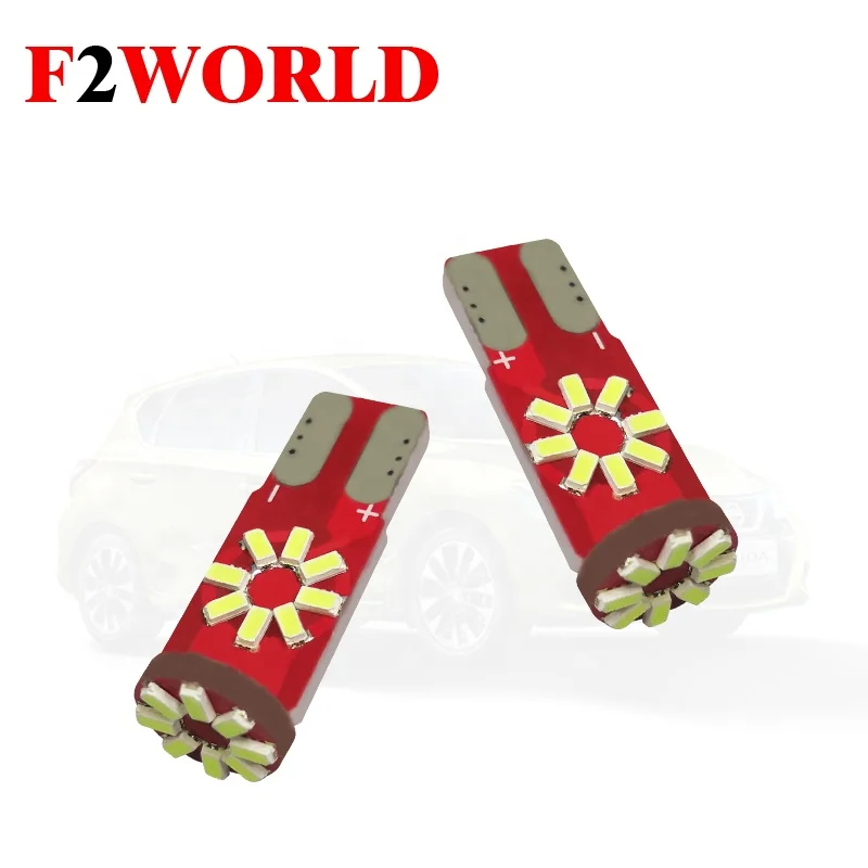 194 LED Bulb 6500K White T10 24smd 4014 Chipsets 168 2825 LED Lights Error Free Canbus W5W 175 LED Bulbs for Dome Map Door