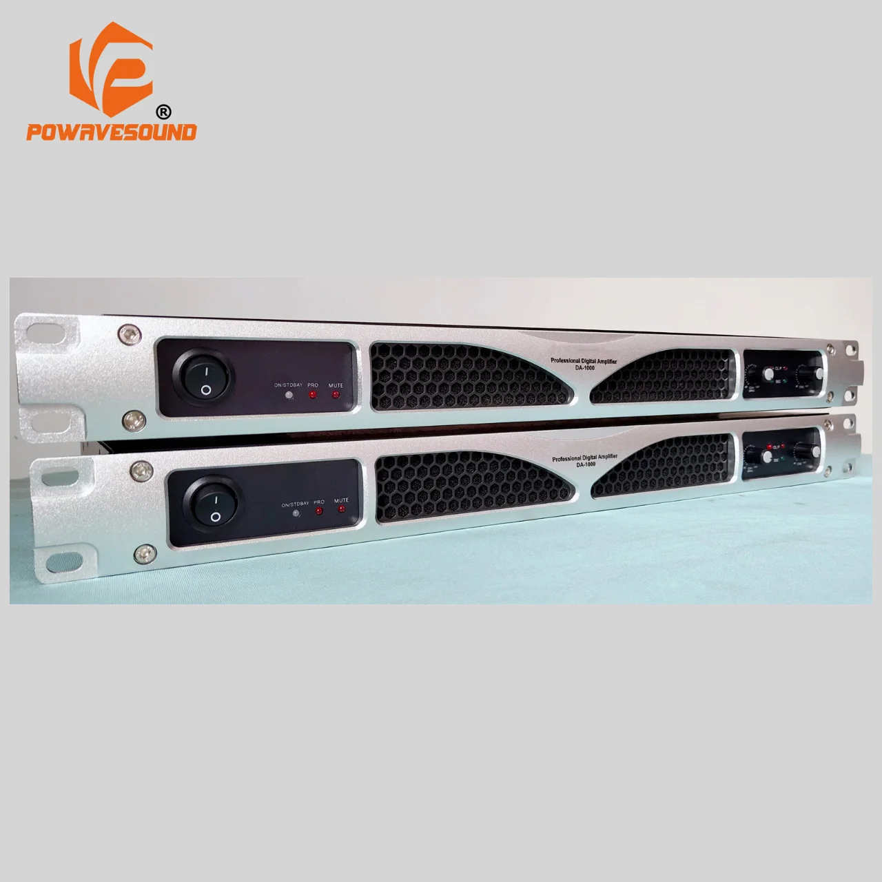 1000W digital power amplifier module in 1U rack case for outdoor speaker and concert AC power 90V - 260V PFC power amplifier