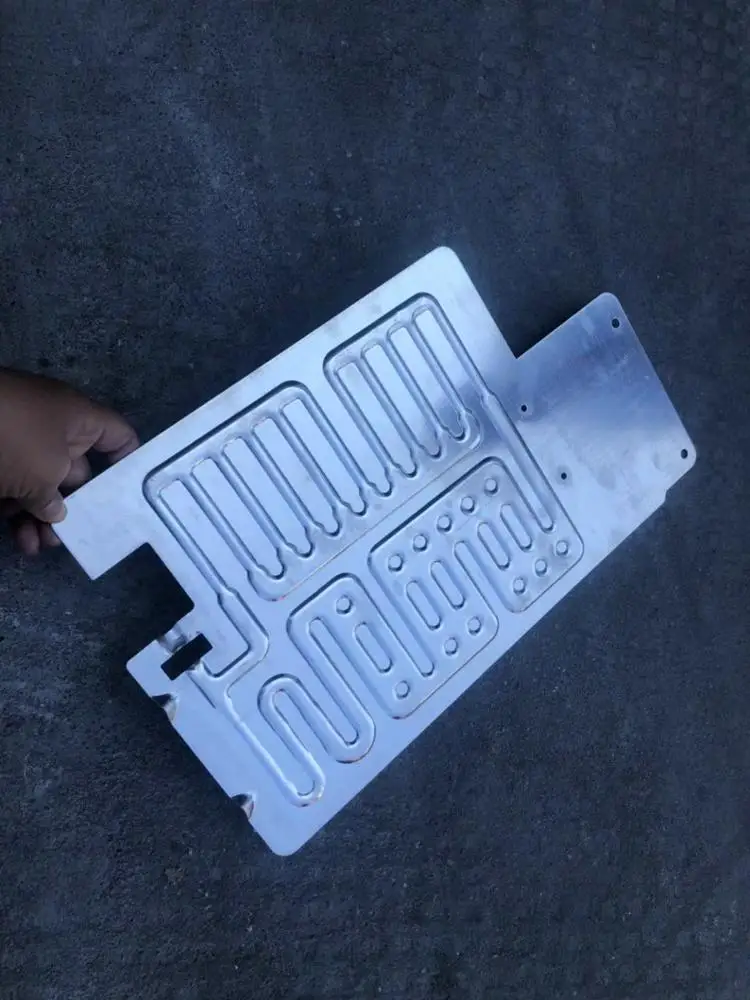 Refrigerator Spare Parts  Evaporator refrigeration in freezer cold system with ruby copper pancake coil