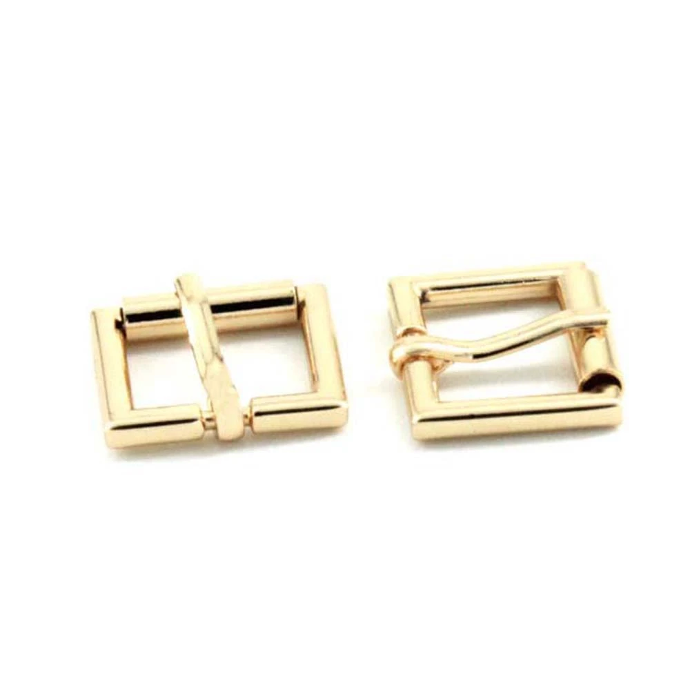 Custom Metal small Roller Buckle Metal Bag Buckle Strap Adjust Shoes Pin Buckle For Handbag