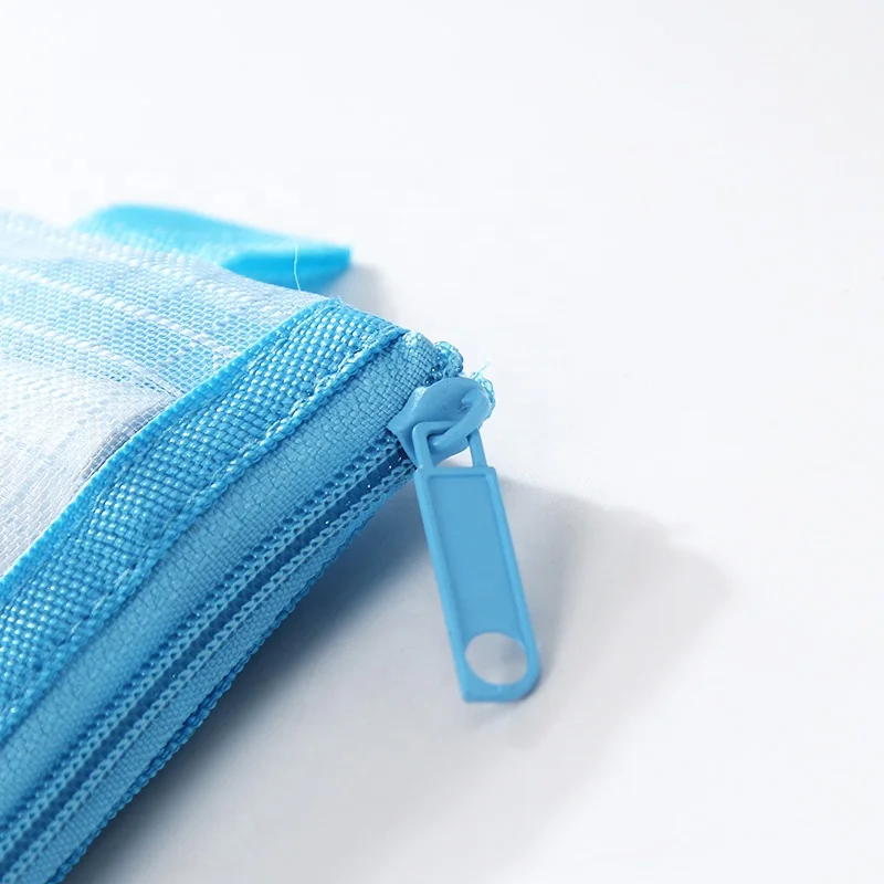 school supplies stationery custom nylon cute pink pencil bag small zipper pouch