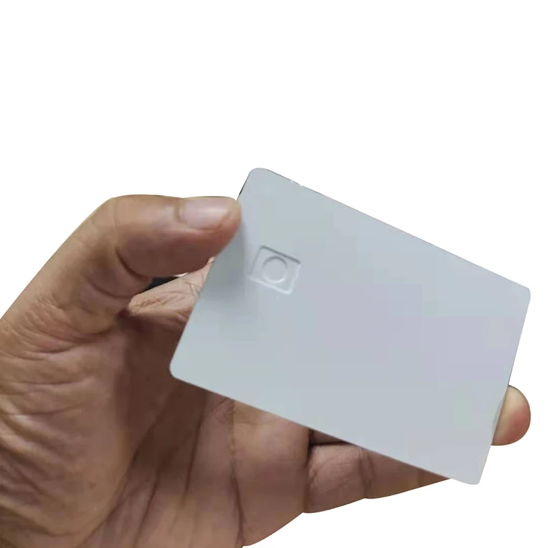 High quality blank black / white / gold / rose gold metal credit card for laser marking machine