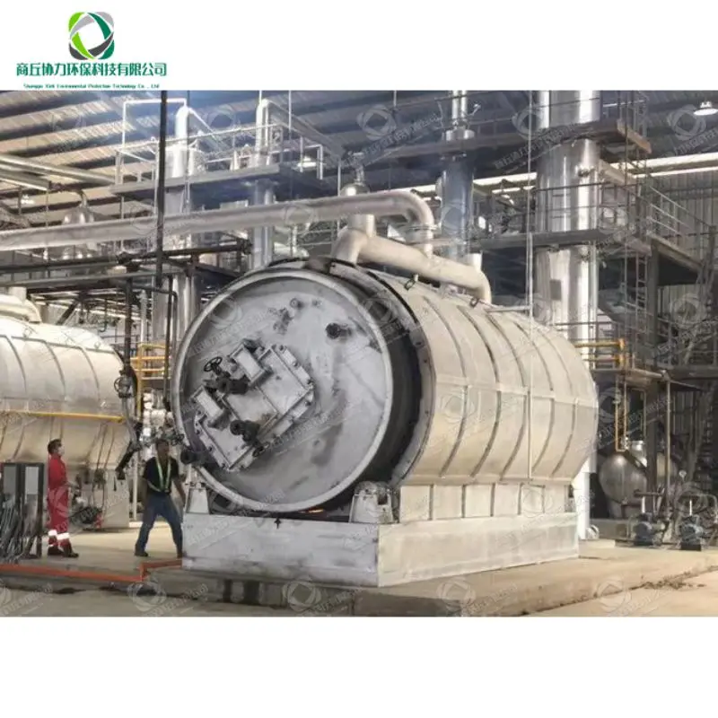 Used Motor Oil To Diesel Distillation Recycling Plant Turning Waste Engine Oil Into Diesel