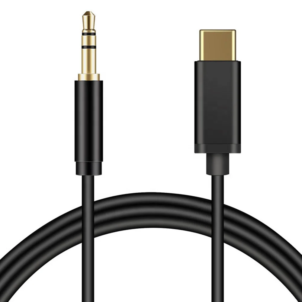 Type C to 3.5mm Audio Aux Jack Adapter USB C Car Aux Cord Headset Speaker Aux Cable Headphone Jack Adapter