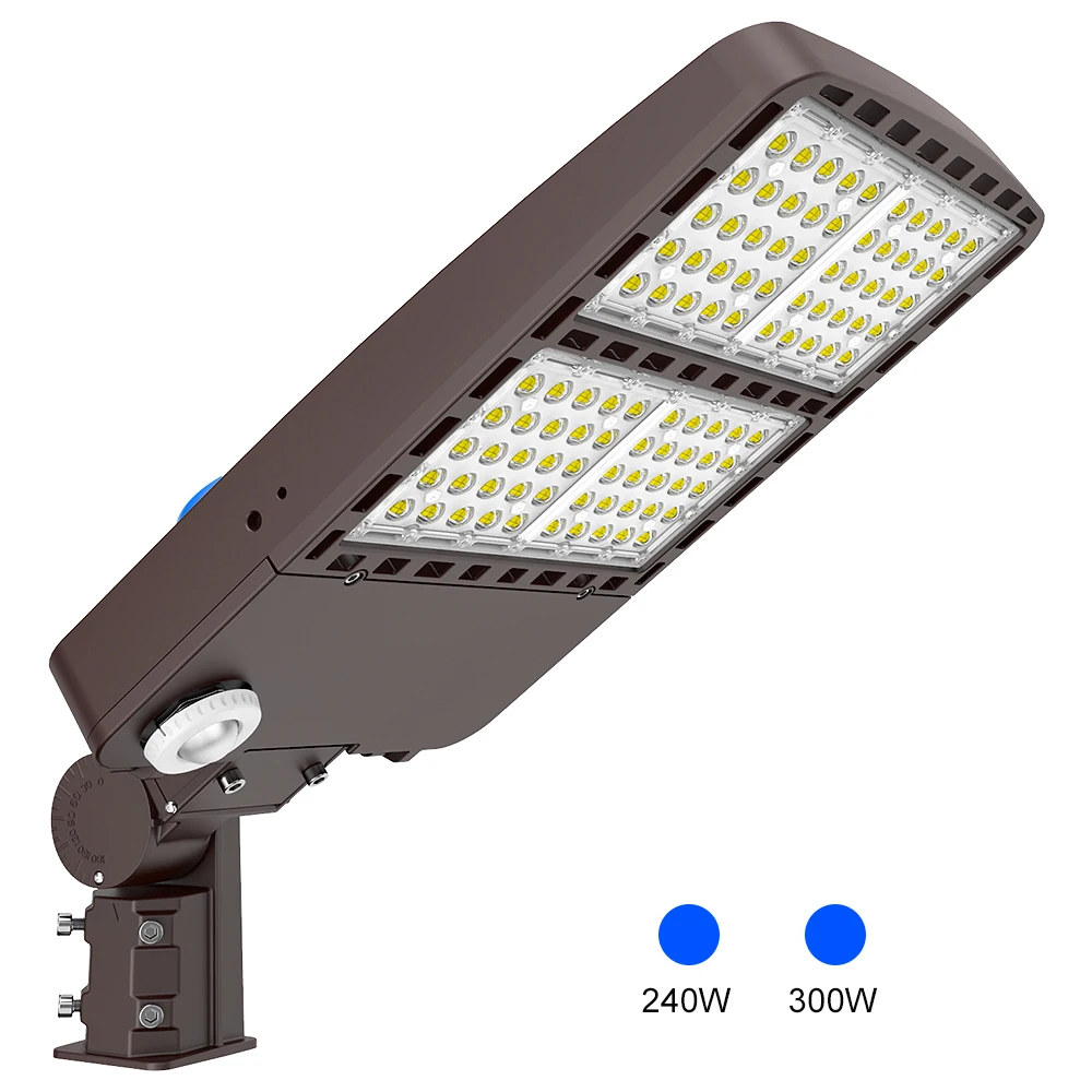  Highway Light Pole Mounted 100W 150W 200W 240W 300W LED Street parking lot shoebox
