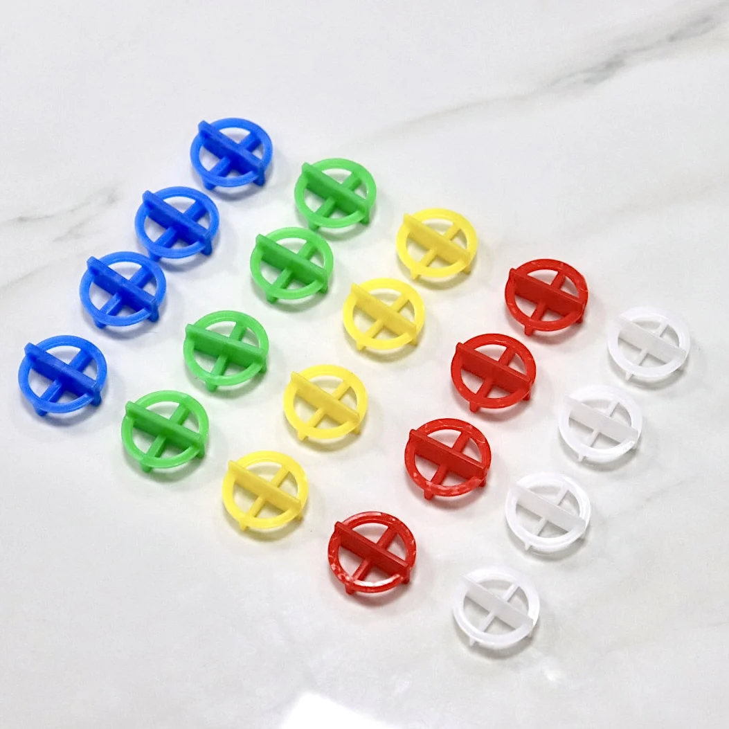 Modern round Shape Tile Spacers for Porcelain Floors New Materials Tile Leveling System Wholesale of Cross Tile Spacers
