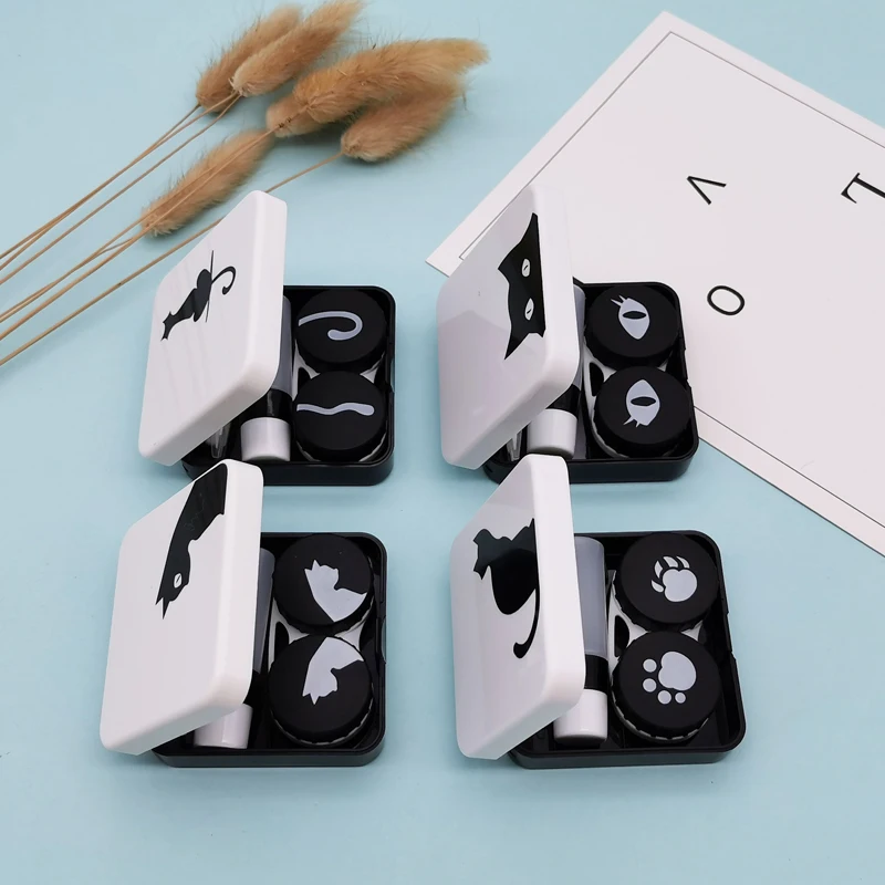 
Travel Casecase Contact Lenses Case Cute Mirror Customized Pocket Style Pcs Color 