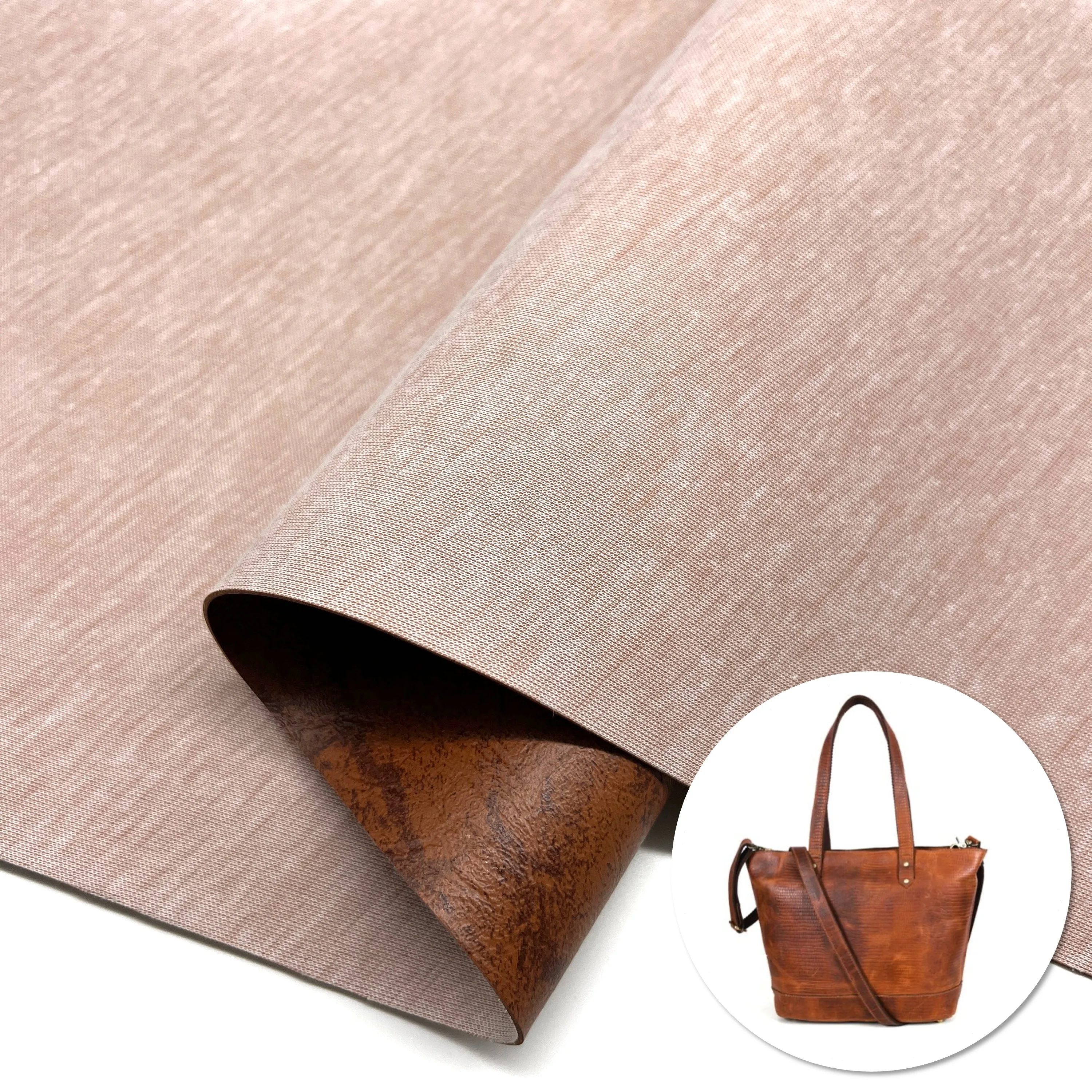 2024 New Premium Quality Printing Design Fabric With 1.3mm Thickness Handbag Leather PVC Leather For Bag
