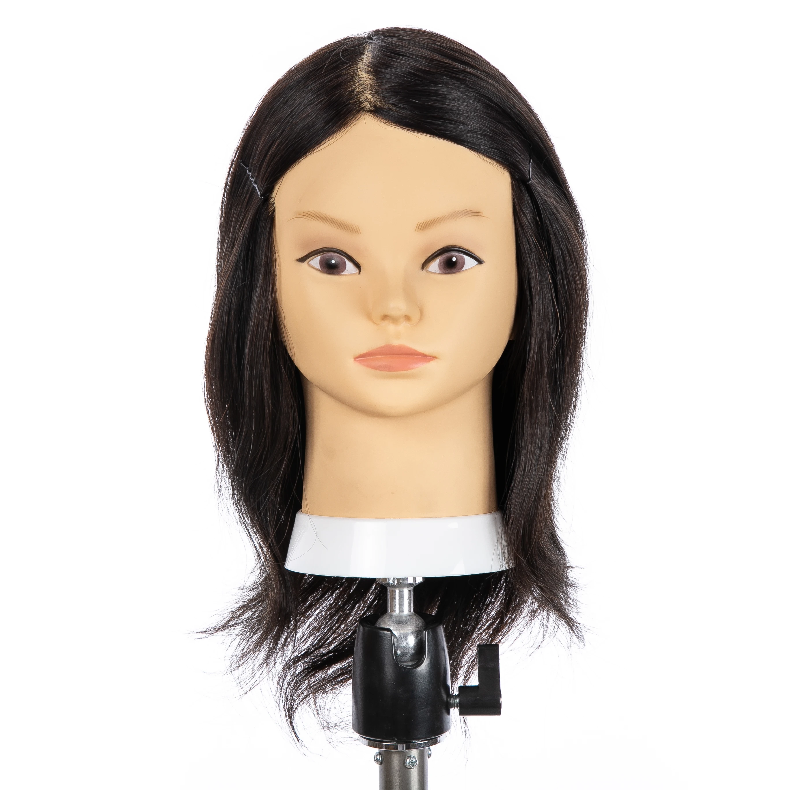 high quality head with hair training hairdressing doll mannequins human heads training female wig dummy with human hair