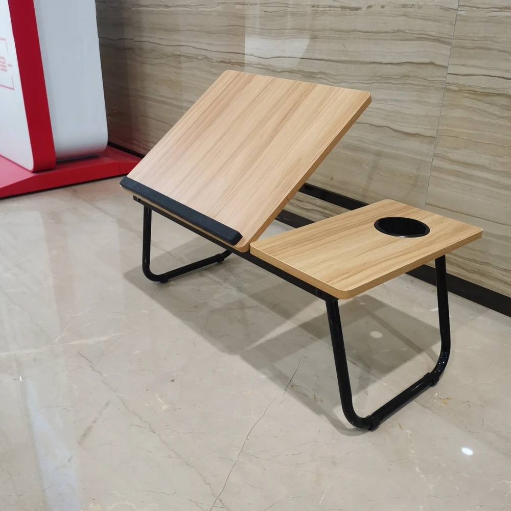 Home Working Wood foldable adjustable portable Multifunctional Laptop Table For Bed