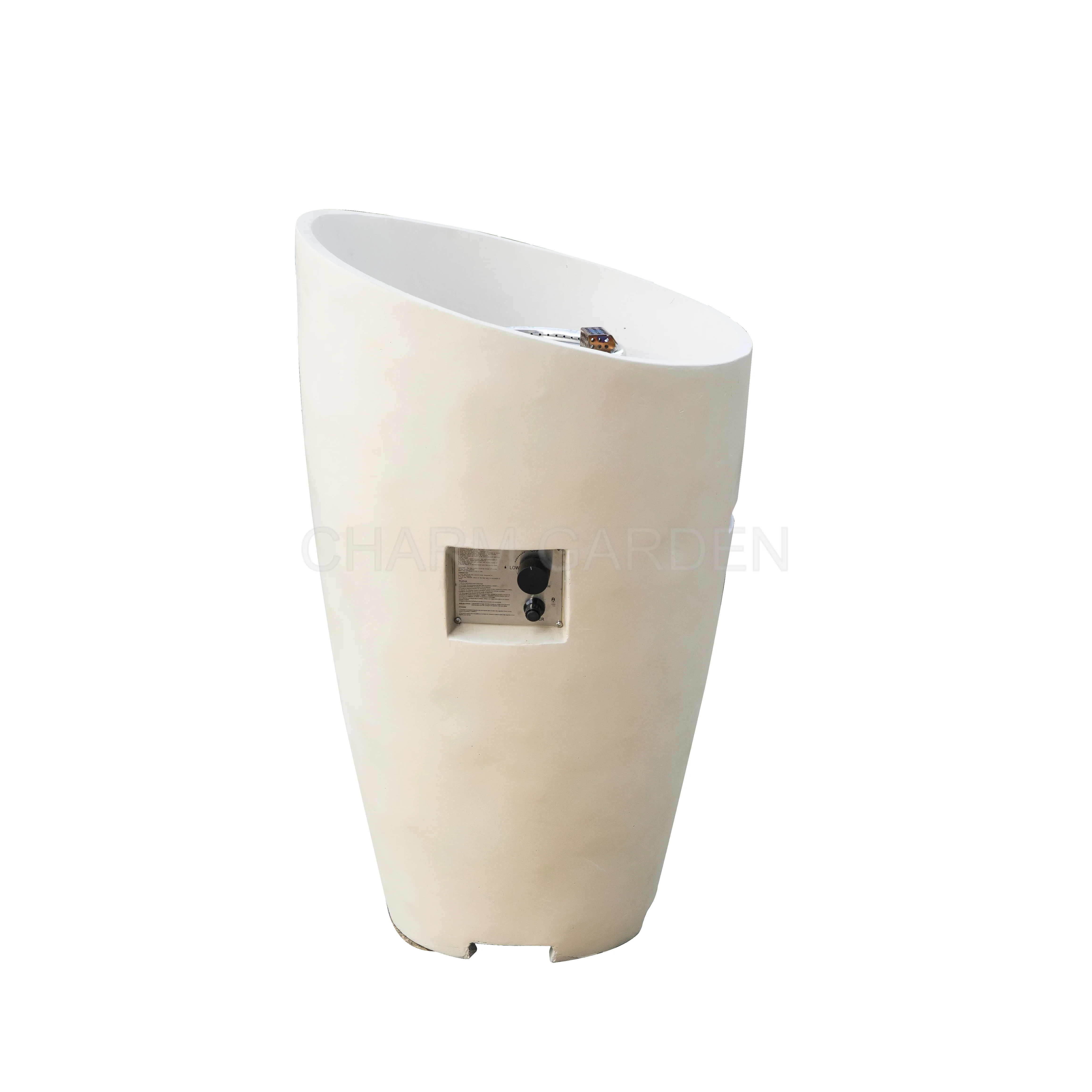 Durable Fiberglass Concrete Patio Heaters  Outdoor Durable Fire Pit Column