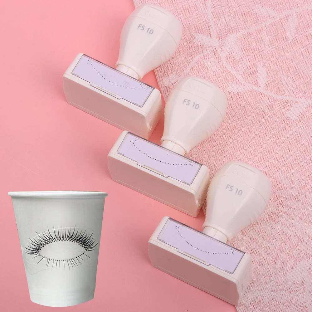 Practical Tool Makeup Lash Seal Handy Tools Plastic Eyelash Extension Practice Stamp