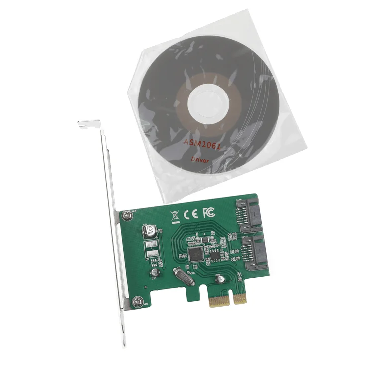 2 Port SATA3.0 6 Gbps PCI Express Controller Card Dual Port PCIe SATA III Card Adapter