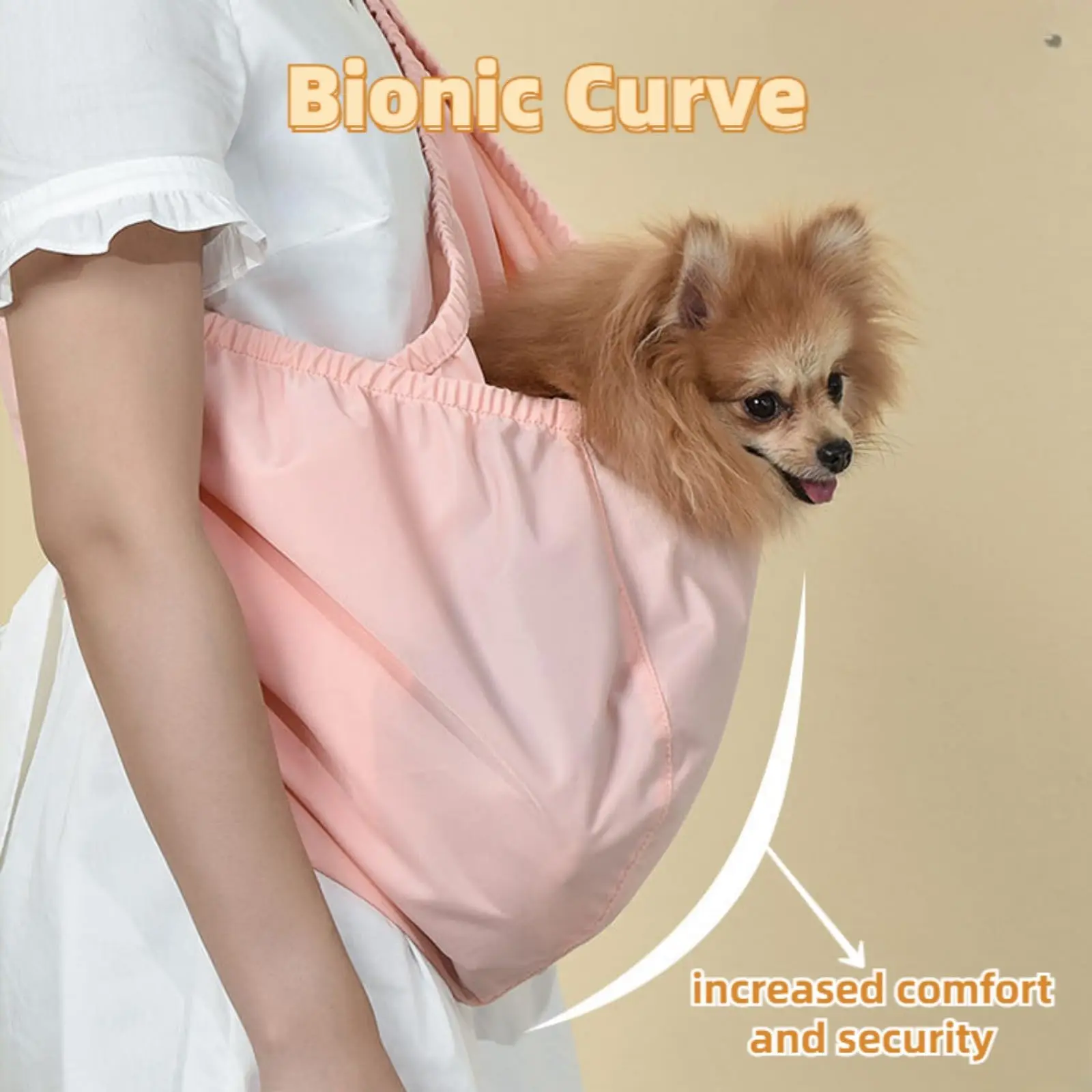 Outdoor Puppy Dog Cat Carrier Backpack Tote Bag For Walking Travel Hands-free Shoulder Bag Portable Dog Carrier